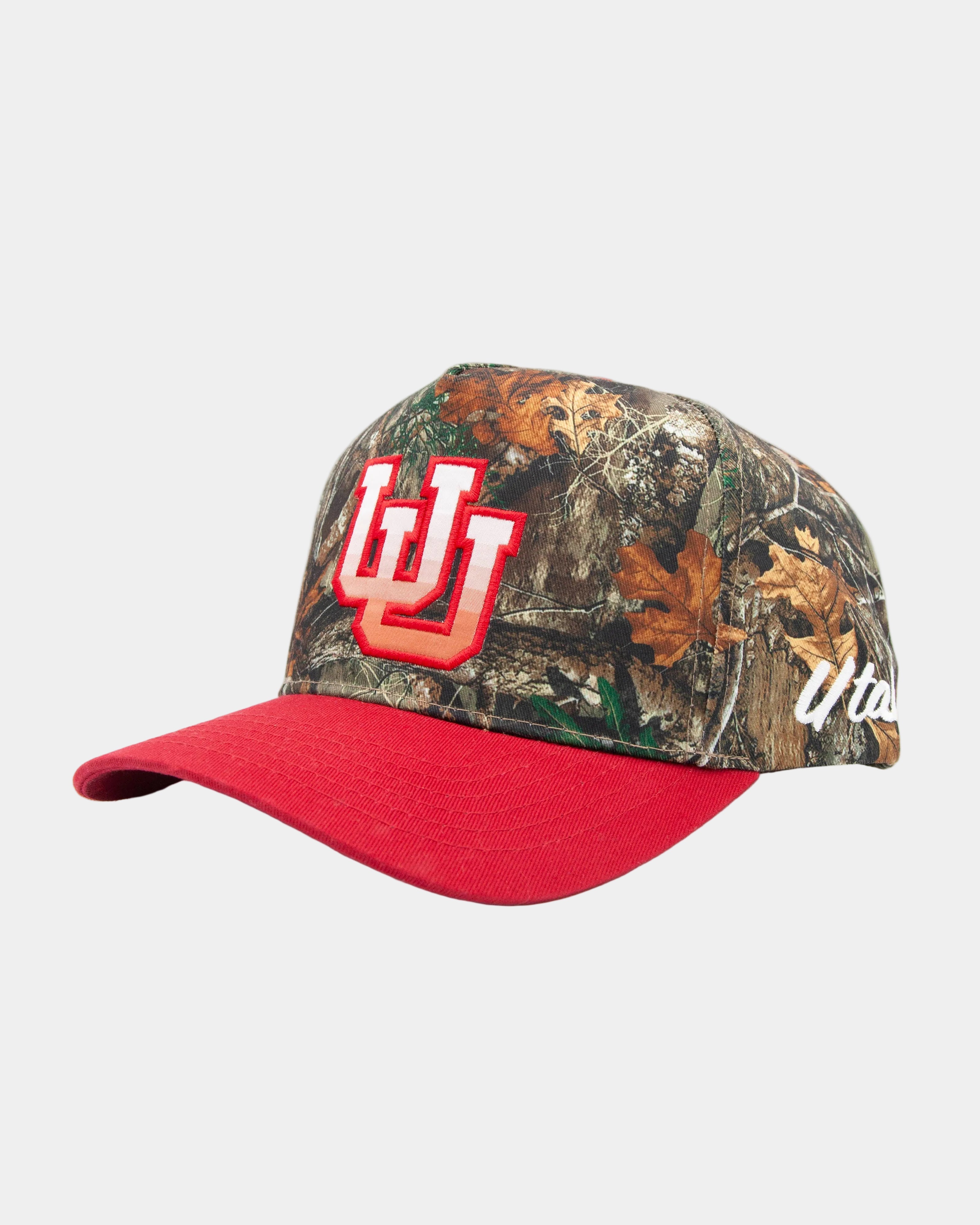 UofU Fade Hat Red Camo Gradient