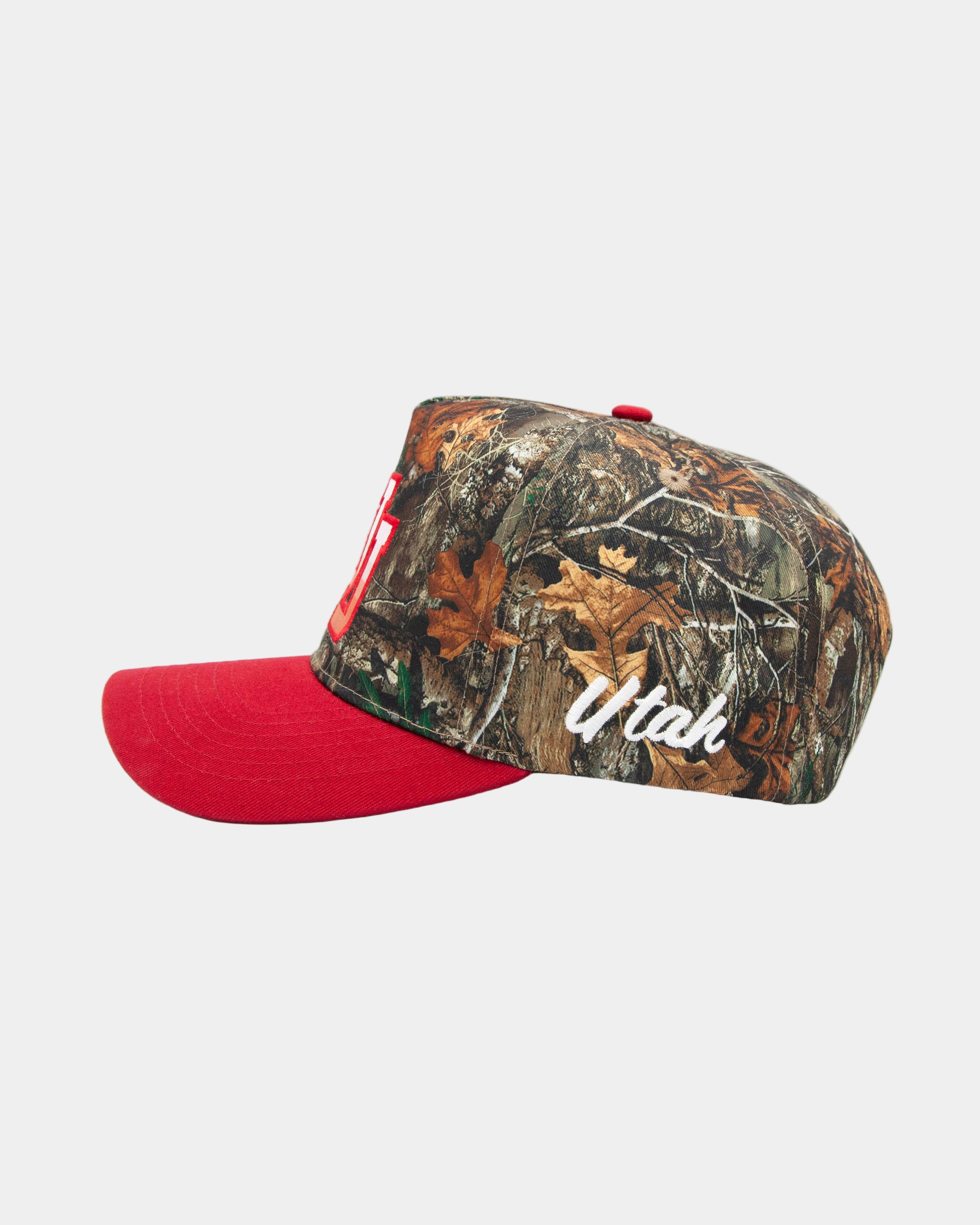 UofU Fade Hat Red Camo Gradient
