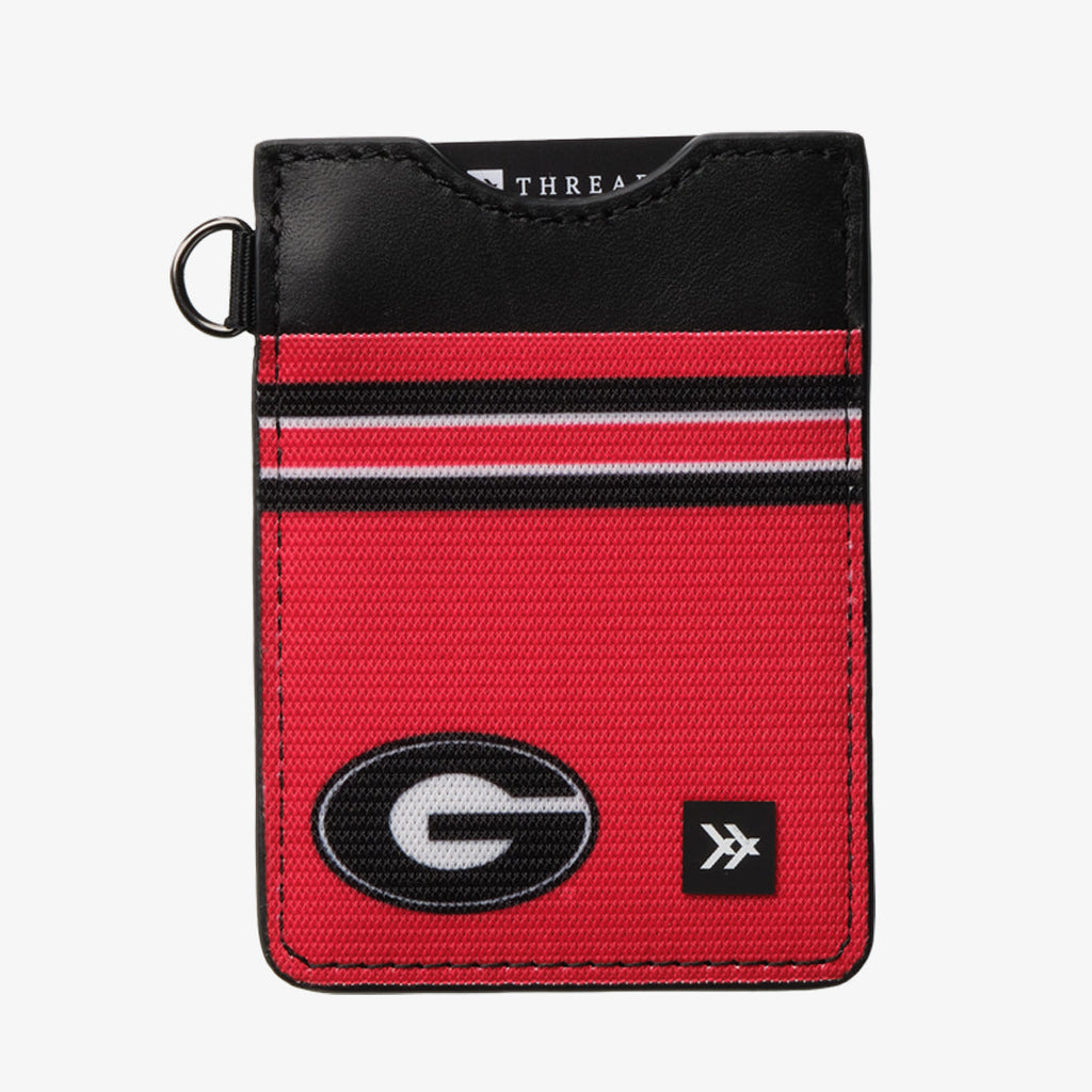 Georgia Red - Vertical Leather Wallet