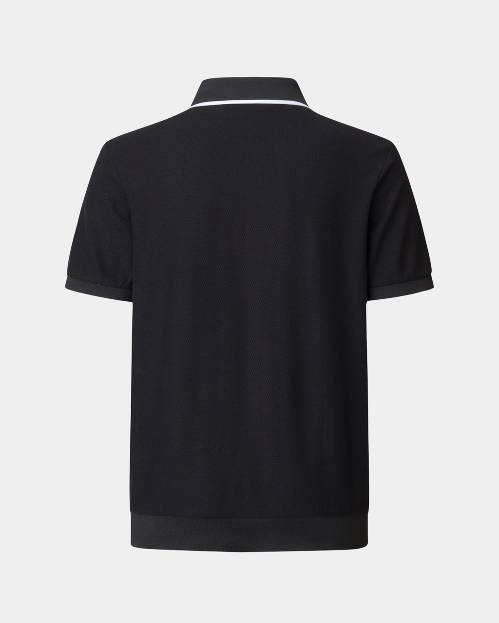 Vanguard Zip Polo Black