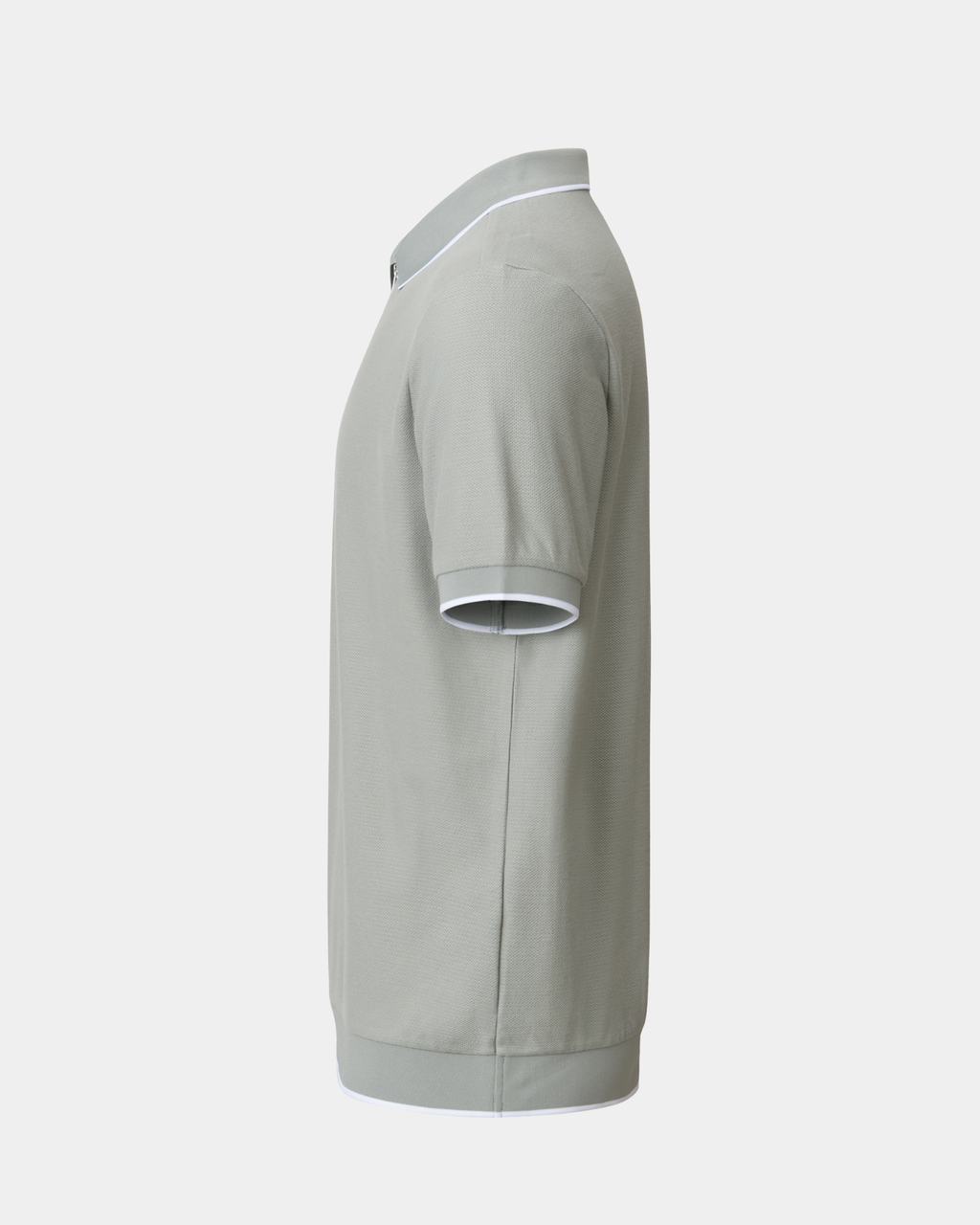 Vanguard Zip Polo Slate Green