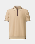 Vanguard Zip Polo Tan