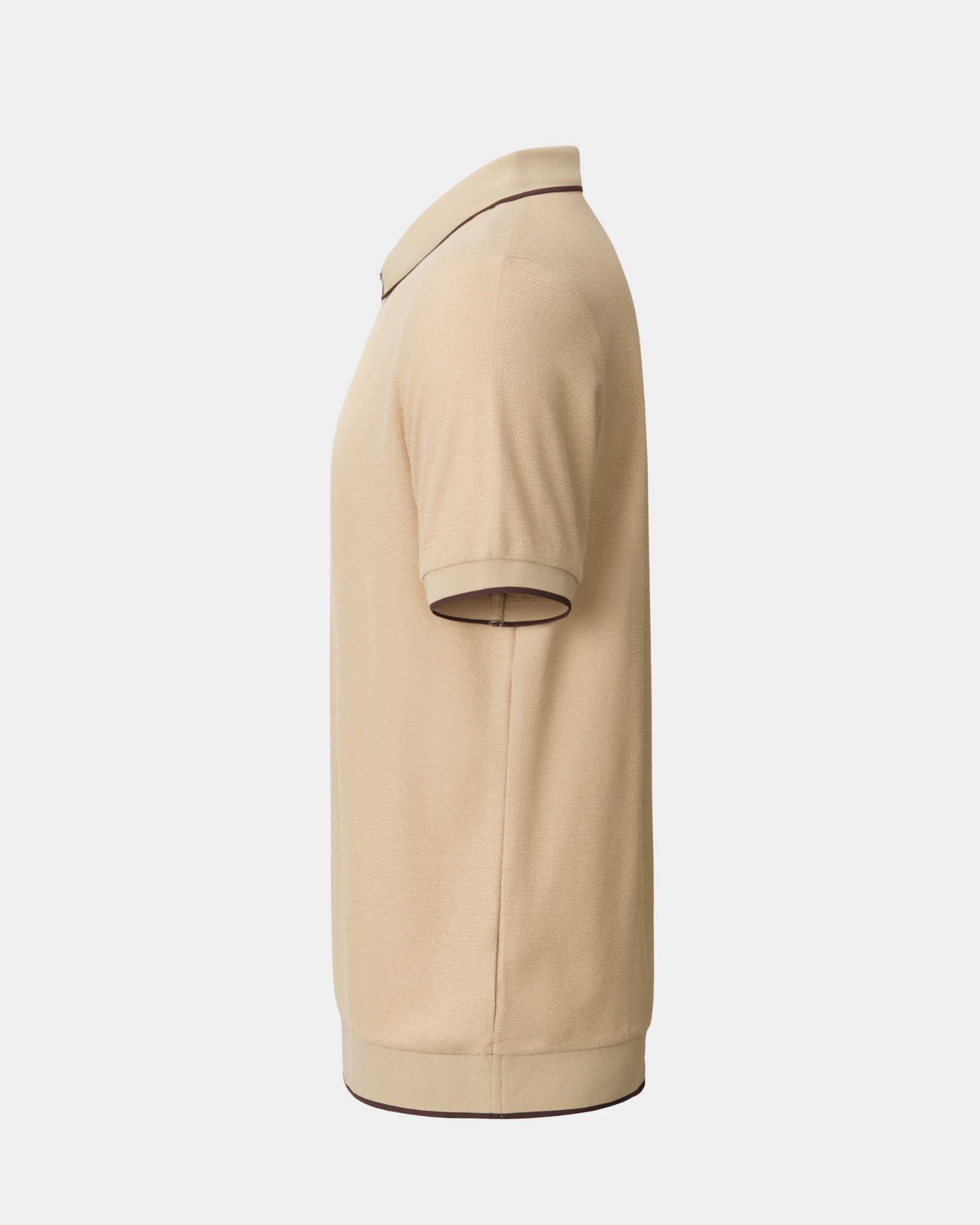 Vanguard Zip Polo Tan