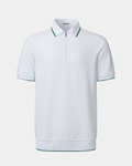 Vanguard Zip Polo White