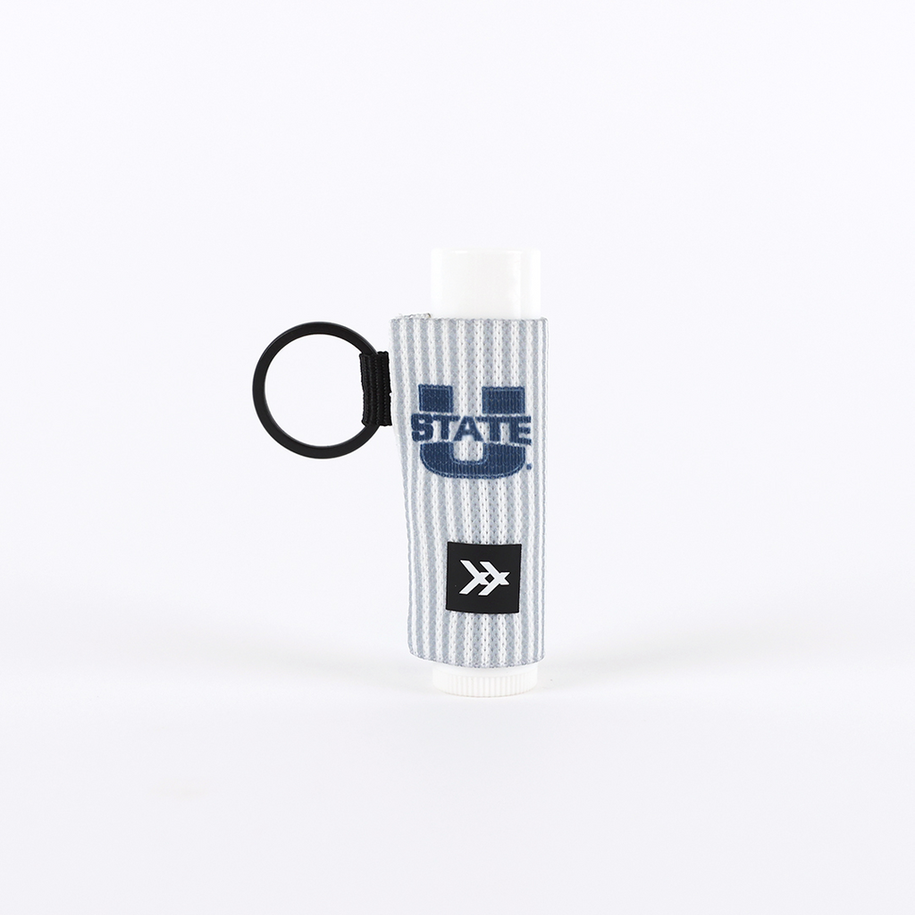 USU A - Chapstick Holder Keychain